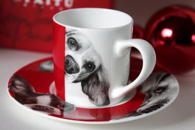 Чашка с блюдцем кофейная 100 мл Dogs Best Friends Taitu