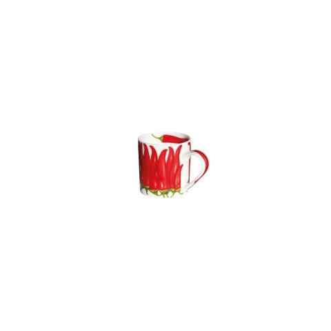 Чашка с блюдцем  для кофе PEPPER , 100 мл, RED     12-11-91