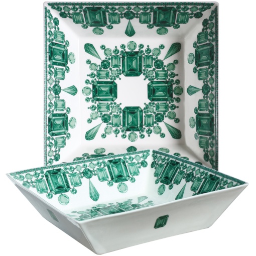 Салатник квадратный Emerald, 23,5*23,5 см, FOREVER     12-2-11