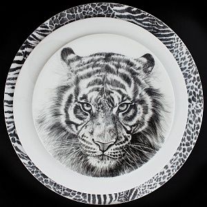 Десертная тарелка 22 см Tiger Wild Spirit Taitu