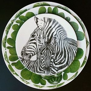 Десертная тарелка 22 см Zebra Wild Spirit Taitu
