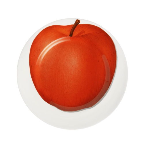 Десертная тарелка 21,5 см Apple Freedom Taitu цвет красный