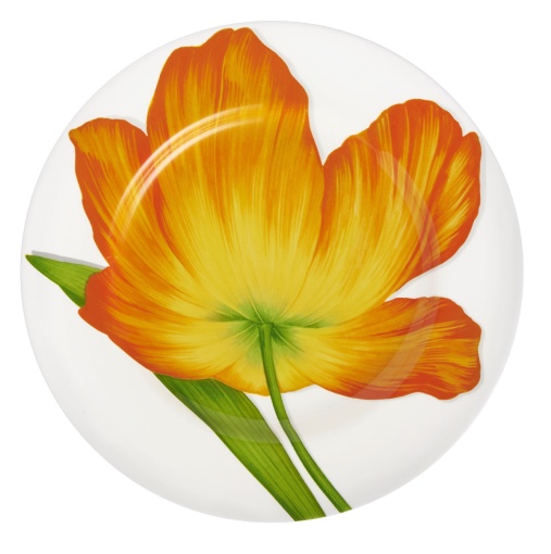 Обеденная тарелка 27 см Flower Freedom Taitu цвет оранжевый