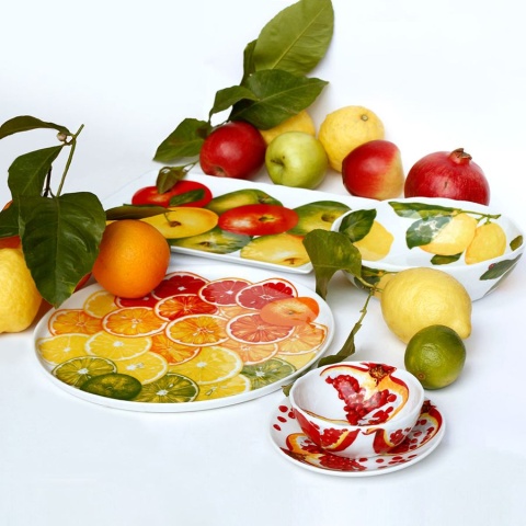 Тарелка 15,5 см Melograno Dieta Mediterranea Fruits Taitu