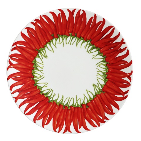 Тарелка обеденная SUN, 28 см, RED     12-11-0