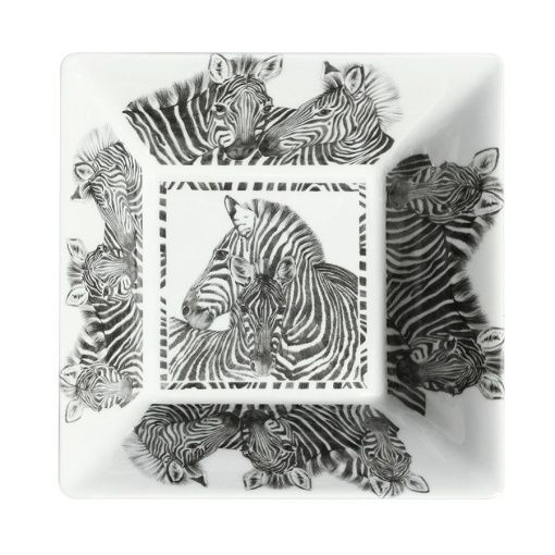 Салатник квадратный Zebra, 15,5*15,5 см, WILD SPIRIT     12-1-12-D